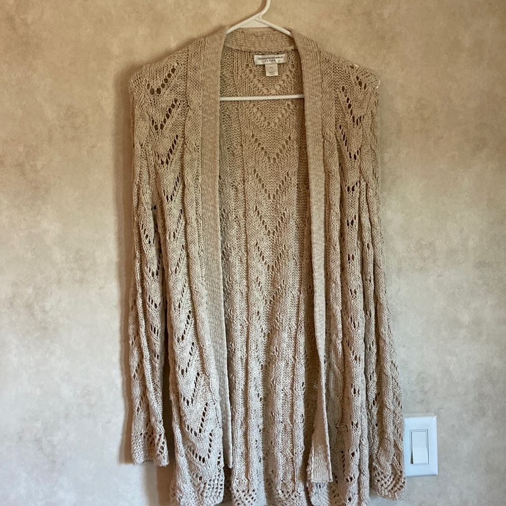 Cream cardigan